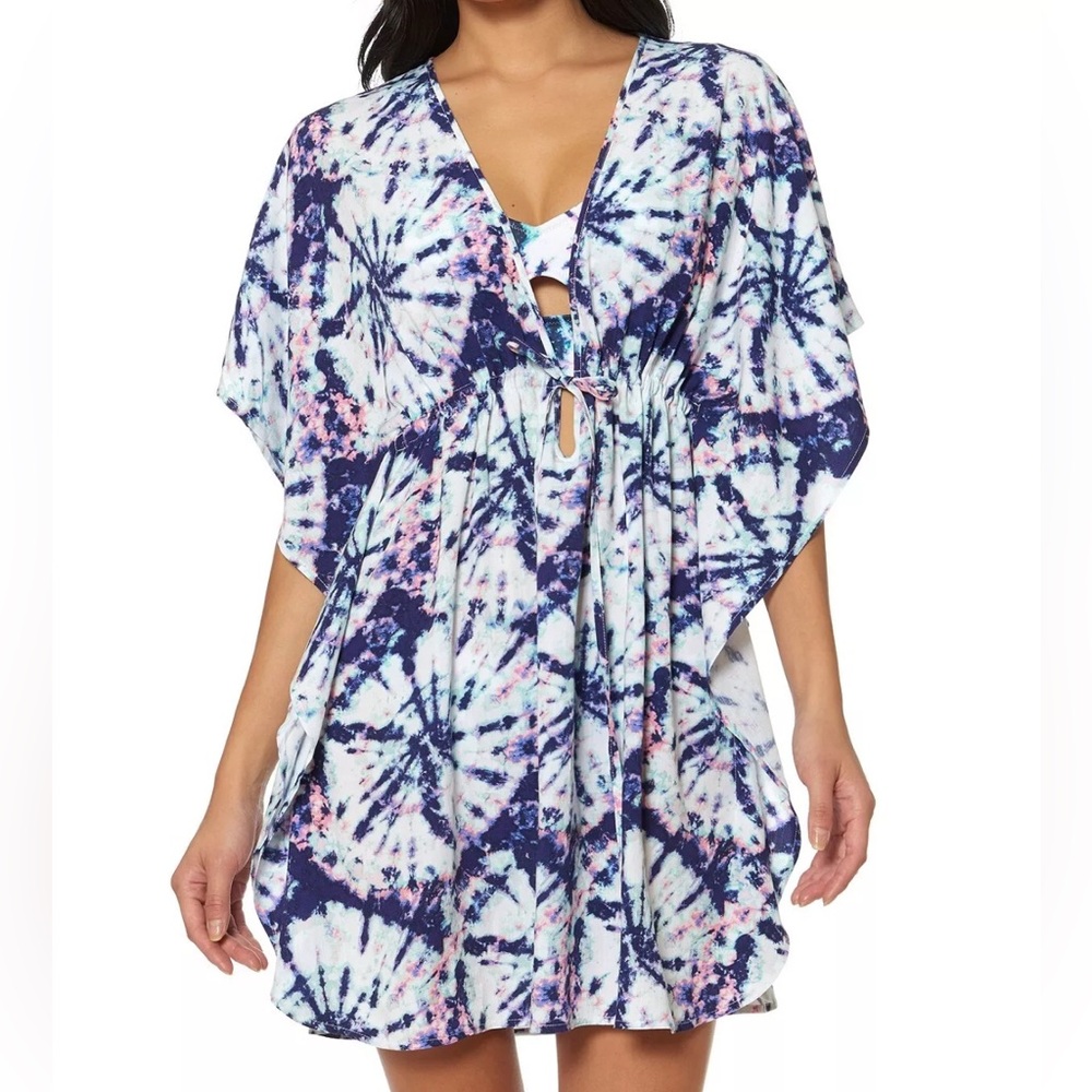 Jessica Simpson Women's Tie-Dye Swim Cover-Up Dress Size Medium